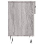 vidaXL Lavička na topánky, sivá sonoma 102x35x55 cm, kompozitné drevo – Obrázok 7