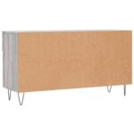 vidaXL Lavička na topánky, sivá sonoma 102x35x55 cm, kompozitné drevo – Obrázok 8