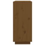 vidaXL Komoda medovohnedá 60x35x80 cm borovicový masív – Obrázok 7