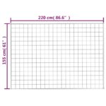 vidaXL Záťažová prikrývka šedá 155x220 cm 11 kg látka – Obrázok 6