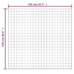 vidaXL Záťažová prikrývka bledokrémová 220x235 cm 15 kg látka – Obrázok 6