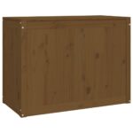 vidaXL Kôš na bielizeň medovohnedý 88,5x44x66 cm masívna borovica – Obrázok 5