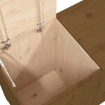 vidaXL Kôš na bielizeň medovohnedý 88,5x44x66 cm masívna borovica – Obrázok 8