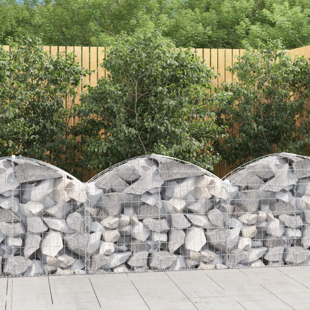 VXL8720845650865_m_en_hd_1.jpg vidaXL Oblúkový gabionový kôš 100x30x60/80 cm pozinkované železo – Obrázok 1