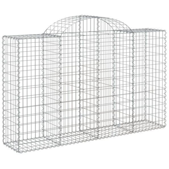 VXL8720845651596_a_en_hd_1.jpg vidaXL Oblúkový gabionový kôš 200x50x120/140 cm pozinkované železo – Obrázok 2