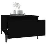 vidaXL Bočný stolík čierny 50x46x35 cm spracované drevo – Obrázok 5
