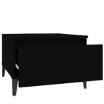vidaXL Bočný stolík čierny 50x46x35 cm spracované drevo – Obrázok 7