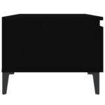 vidaXL Bočný stolík čierny 50x46x35 cm spracované drevo – Obrázok 8