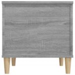 vidaXL Konferenčný stolík sivý sonoma 60x44,5x45 cm spracované drevo – Obrázok 8