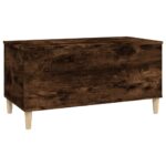 vidaXL Konferenčný stolík dymový dub 90x44,5x45 cm spracované drevo – Obrázok 6