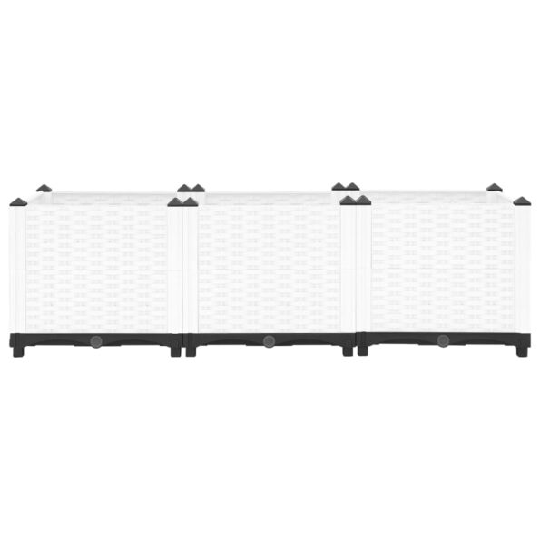 vidaXL Vyvýšený záhon 120x40x38 cm polypropylén – Obrázok 4