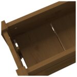 vidaXL Kvetináč medovohnedý 112x25x66 cm borovicový masív – Obrázok 7
