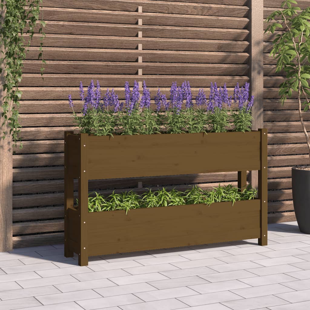 VXL8720845678739_m_en_hd_1.jpg vidaXL Kvetináč medovohnedý 112x25x66 cm borovicový masív – Obrázok 1