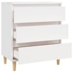 vidaXL Komoda biela 60x35x70 cm spracované drevo – Obrázok 7