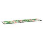 vidaXL Podložka na záhradnú lavičku farebná 200x50x4 cm látka – Obrázok 2
