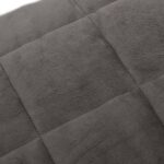 vidaXL Záťažová prikrývka šedá 122x183 cm 9 kg látka – Obrázok 4