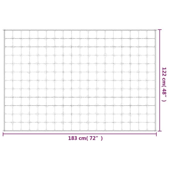 VXL8720845723552_g_en_hd_4.jpg vidaXL Záťažová prikrývka šedá 122x183 cm 9 kg látka – Obrázok 6