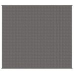 vidaXL Záťažová prikrývka šedá 200x220 cm 9 kg látka – Obrázok 2