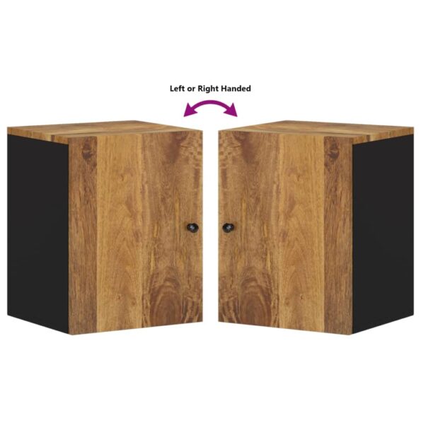 vidaXL Nočný stolík 38x33x48 cm masívne mangovníkové drevo – Obrázok 7