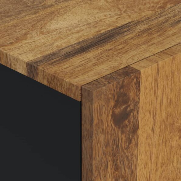 vidaXL Nočný stolík 38x33x48 cm masívne mangovníkové drevo – Obrázok 8