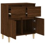 vidaXL Komoda hnedý dub 60x35x70 cm spracované drevo – Obrázok 6