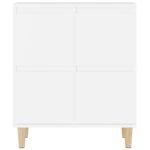 vidaXL Komoda biela 60x35x70 cm spracované drevo – Obrázok 6