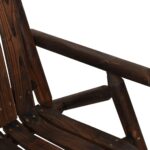 vidaXL 2-miestna záhradná lavica 119x85x98 cm masívny smrek – Obrázok 5