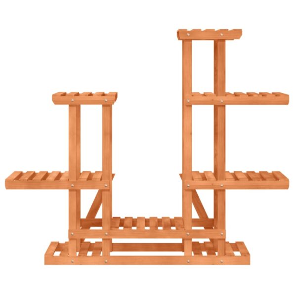 vidaXL Stojan na kvetiny 95x25x96 cm masívna jedľa – Obrázok 4