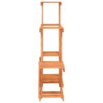 vidaXL Stojan na kvetiny 95x25x96 cm masívna jedľa – Obrázok 5