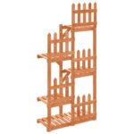 vidaXL Stojan na kvetiny 60x25x130 cm masívna jedľa – Obrázok 2