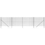 vidaXL Drôtený plot antracitový 1,4x10 m pozinkovaná oceľ – Obrázok 2