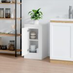vidaXL Komoda biela 37,5x35,5x67,5 cm kompozitné drevo – Obrázok 3