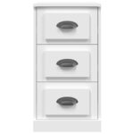 vidaXL Komoda biela 36x35,5x67,5 cm kompozitné drevo – Obrázok 4