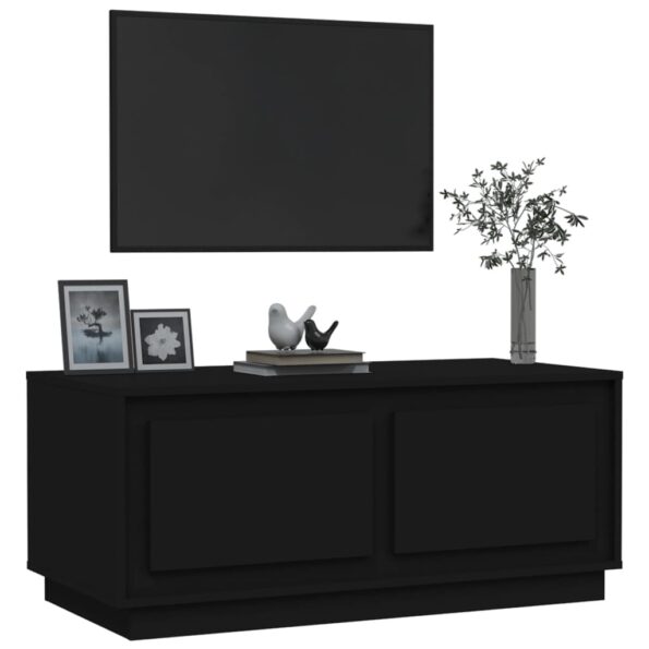 vidaXL Konferenčný stolík čierny 102x50x44 cm kompozitné drevo – Obrázok 4