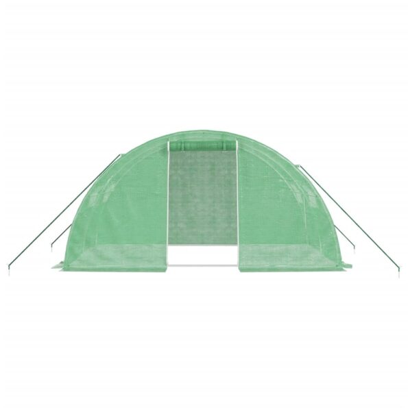 vidaXL Fóliovník s oceľovým rámom zelený 8 m² 4x2x2 m – Obrázok 4