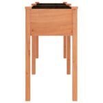 vidaXL Kvetináč s vložkou hnedý 161x45x76 cm jedľový masív – Obrázok 5