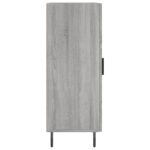 vidaXL Komoda sivý dub sonoma 34,5x34x90 cm spracované drevo – Obrázok 7