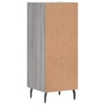 vidaXL Komoda sivý dub sonoma 34,5x34x90 cm spracované drevo – Obrázok 8
