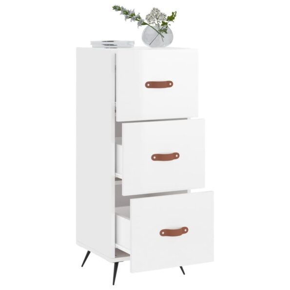 VXL8720845867454_g_en_hd_2.jpg vidaXL Komoda lesklá biela 34,5x34x90 cm spracované drevo – Obrázok 4