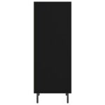 vidaXL Komoda čierna 34,5x32,5x90 cm kompozitné drevo – Obrázok 5