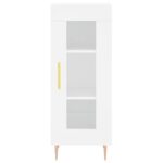 vidaXL Komoda biela 34,5x34x90 cm spracované drevo – Obrázok 5