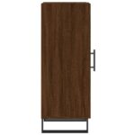 vidaXL Komoda hnedý dub 34,5x34x90 cm spracované drevo – Obrázok 7