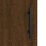 vidaXL Komoda hnedý dub 34,5x34x90 cm spracované drevo – Obrázok 10