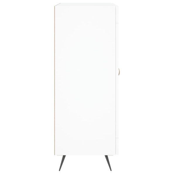 vidaXL Komoda biela 69,5x34x90 cm kompozitné drevo – Obrázok 6