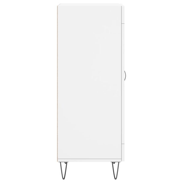 vidaXL Komoda biela 34,5x34x90 cm spracované drevo – Obrázok 7