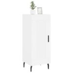 vidaXL Komoda biela 34,5x34x90 cm spracované drevo – Obrázok 3