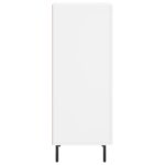 vidaXL Komoda biela 34,5x34x90 cm spracované drevo – Obrázok 7