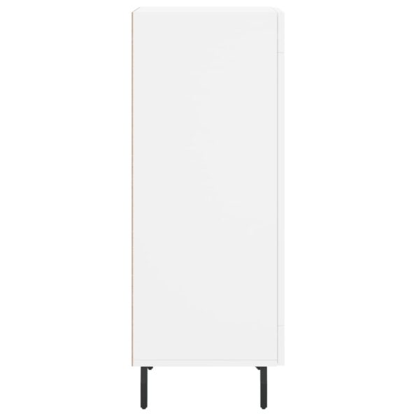 vidaXL Komoda biela 34,5x34x90 cm spracované drevo – Obrázok 7
