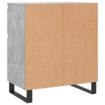 vidaXL Komoda betónovo sivá 60x35x70 cm spracované drevo – Obrázok 8
