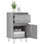 vidaXL Komody 2 ks sivý dub sonoma 40x35x70 cm kompozitné drevo – Obrázok 4